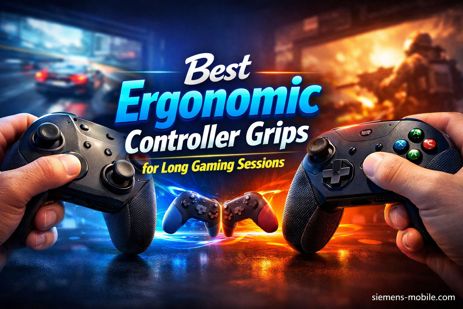 Best Ergonomic Controller Grips for Long Gaming Sessions