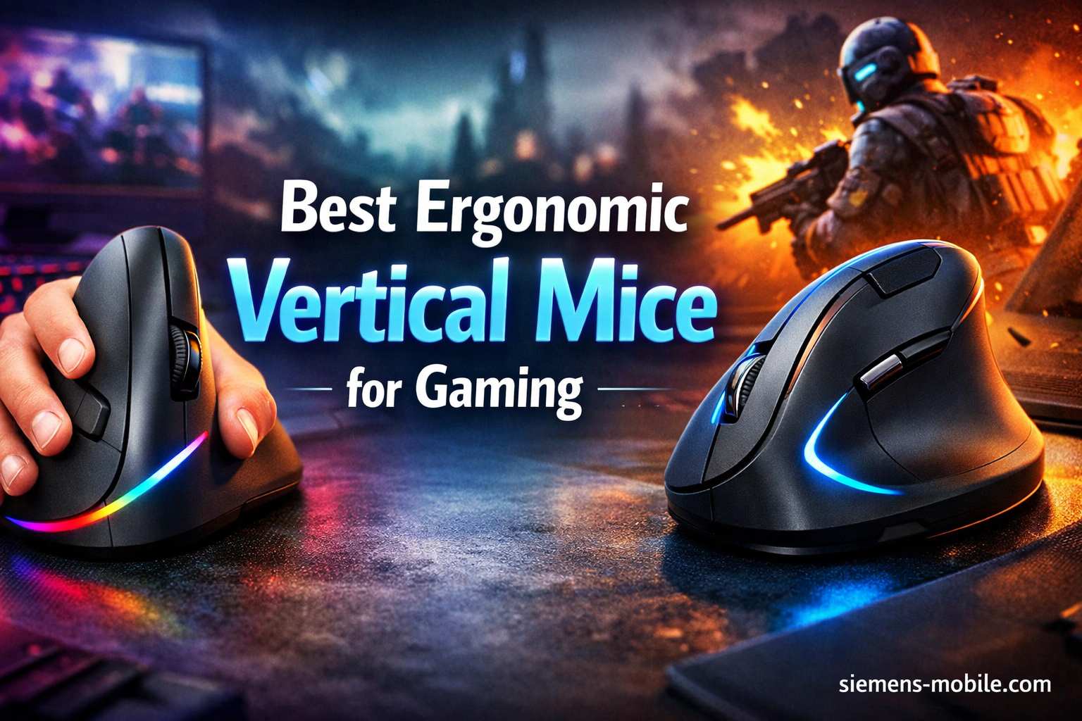 Best Ergonomic Vertical Mice for Gaming