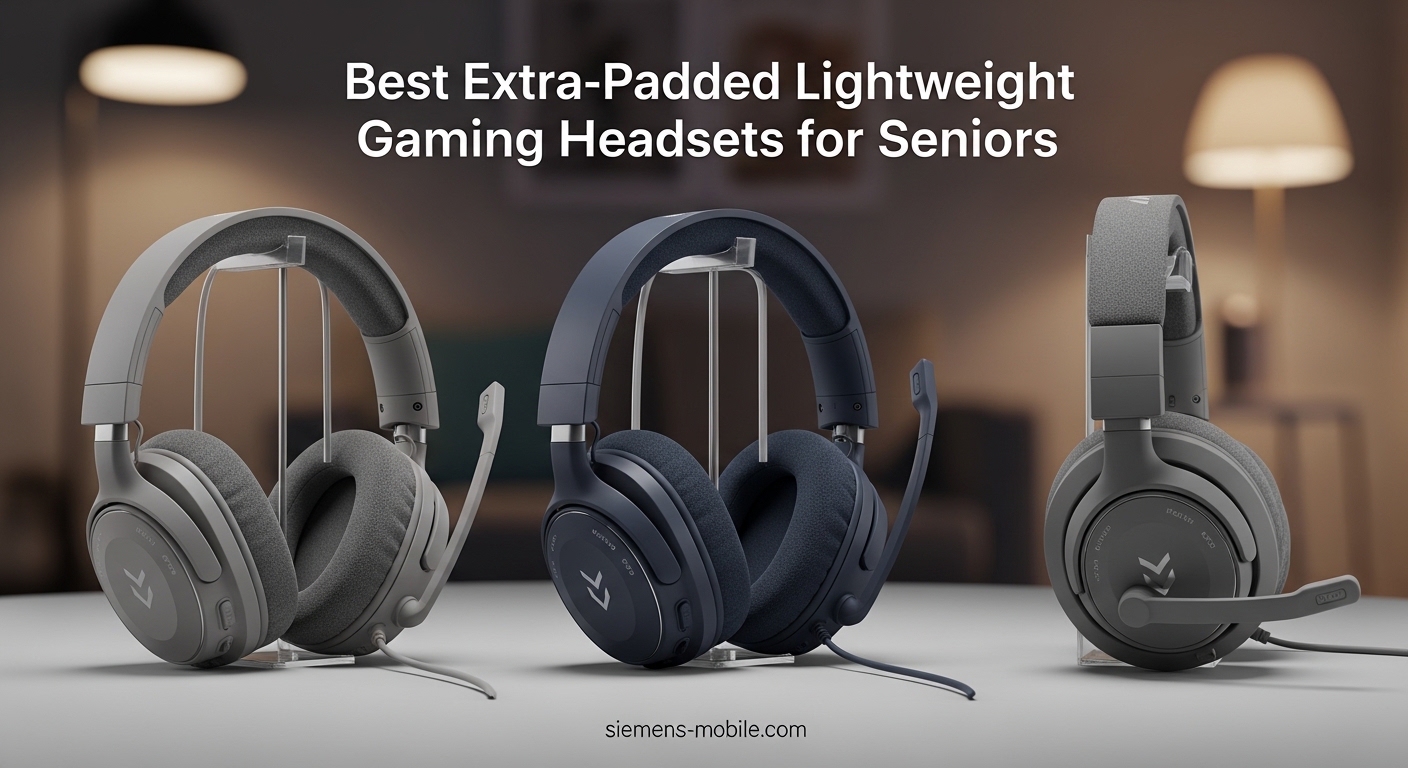Best Extra-Padded Lightweight Gaming Headsets for Seniors