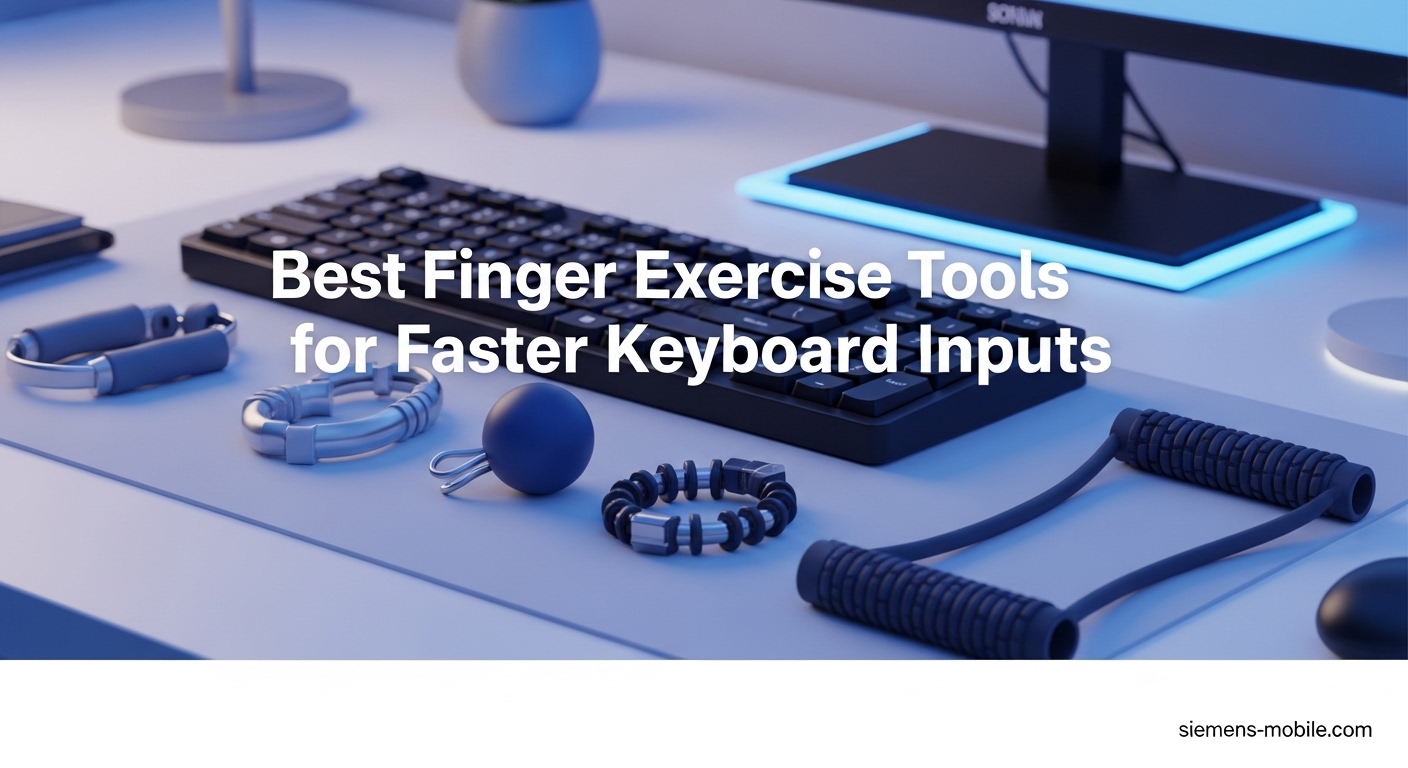 Best Finger Exercise Tools for Faster Keyboard Inputs