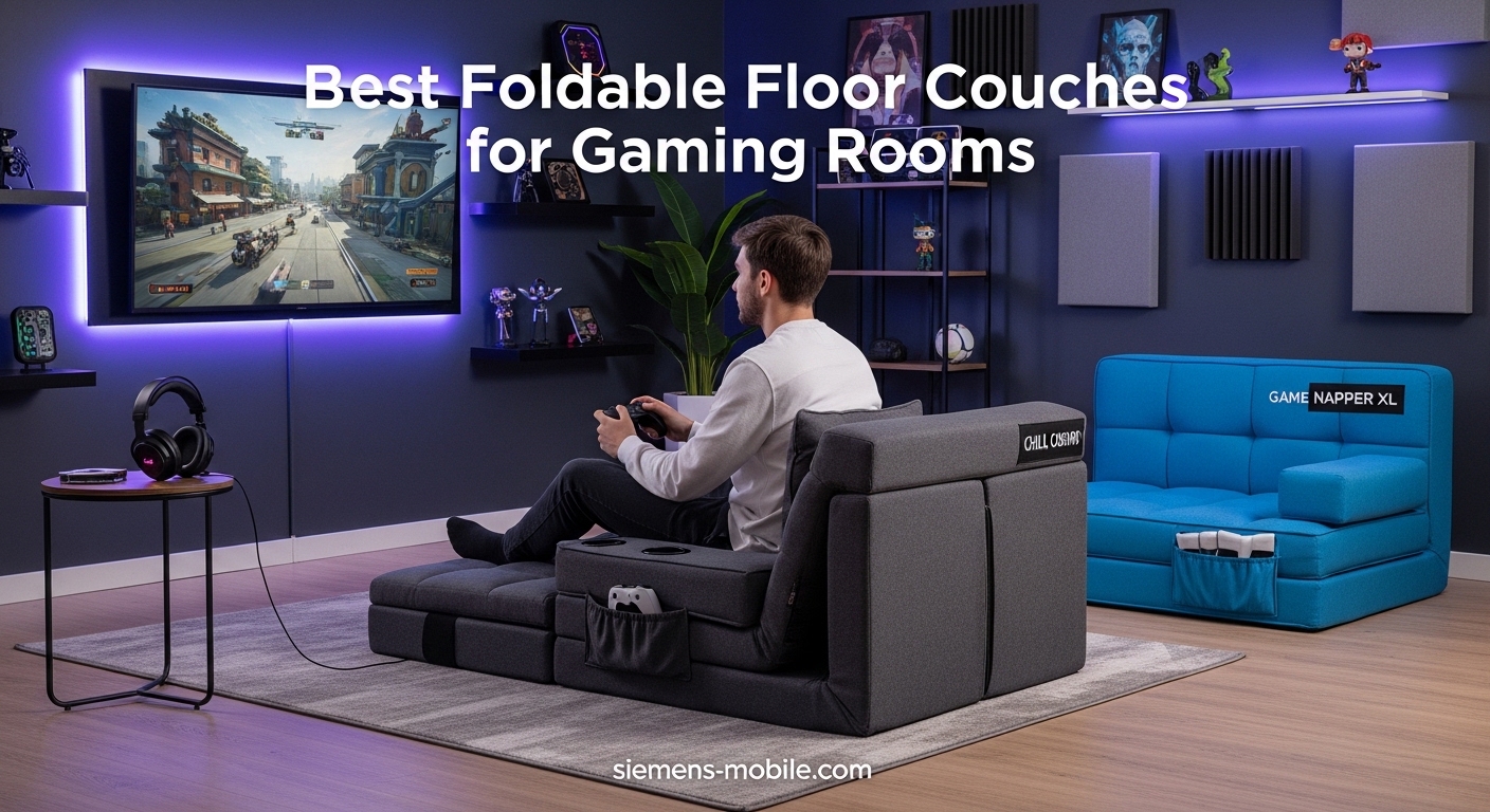 Best Foldable Floor Couches for Gaming Rooms