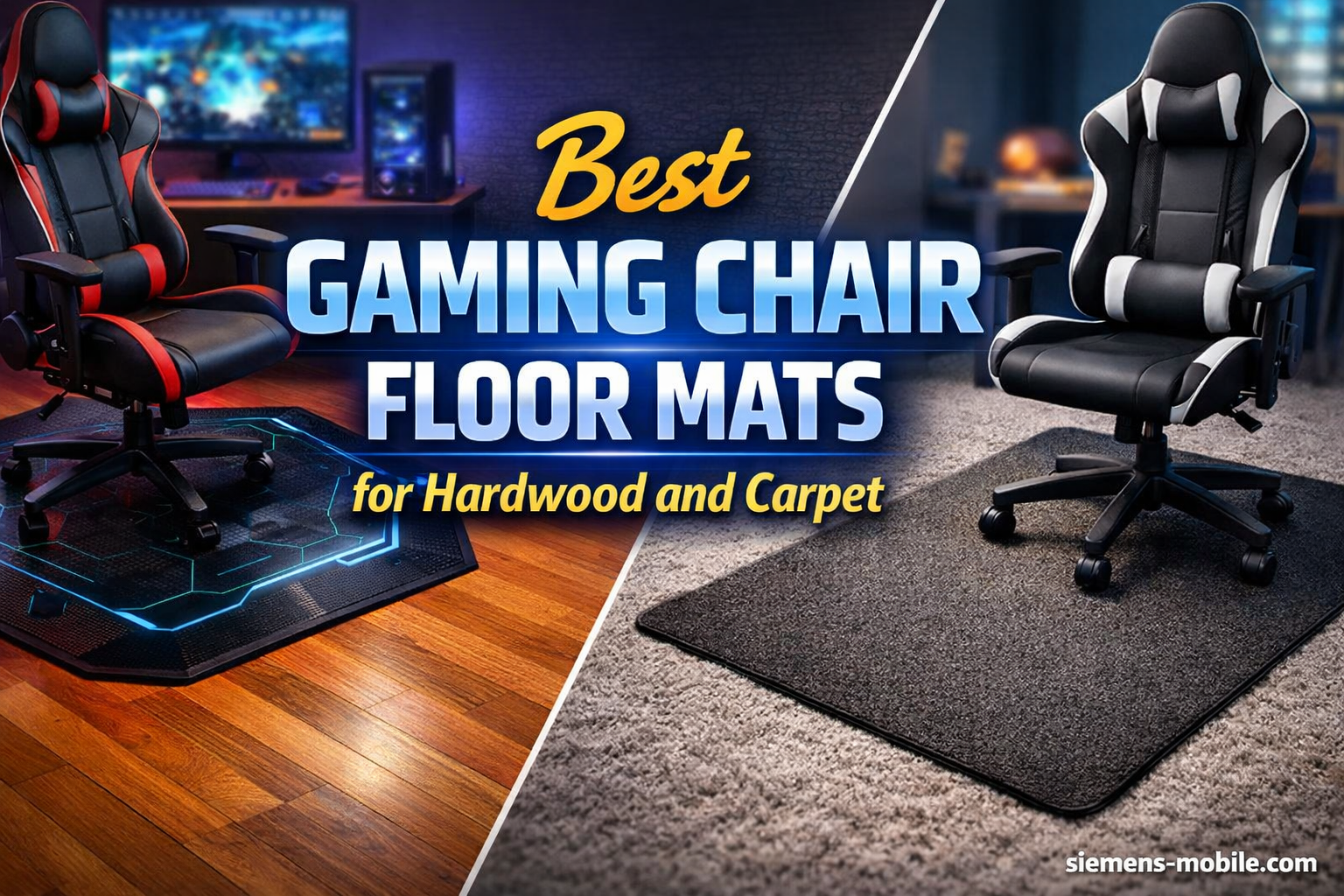 Best Gaming Chair Floor Mats for Hardwood and Carpet