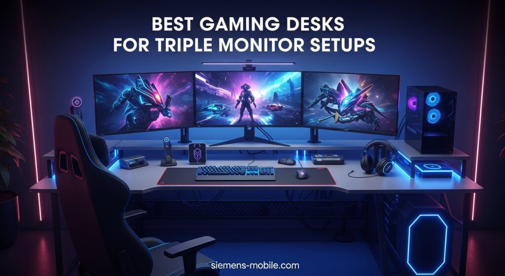 Best Gaming Desks for Triple Monitor Setups