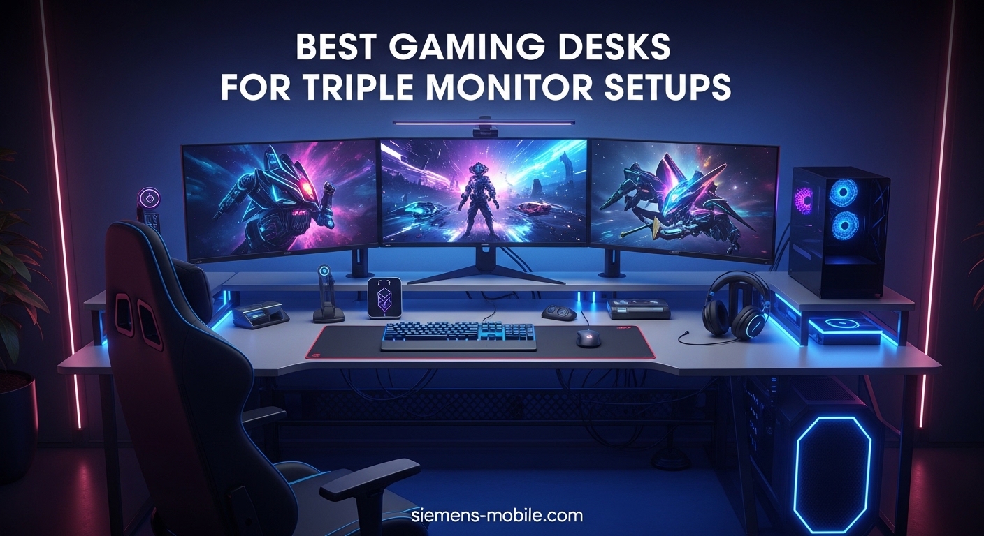 Best Gaming Desks for Triple Monitor Setups