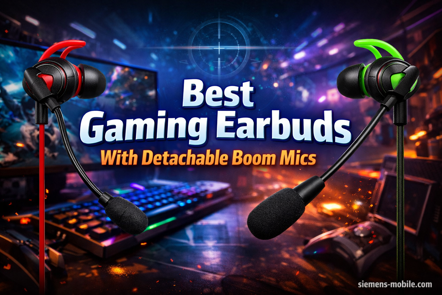 Best Gaming Earbuds With Detachable Boom Mics