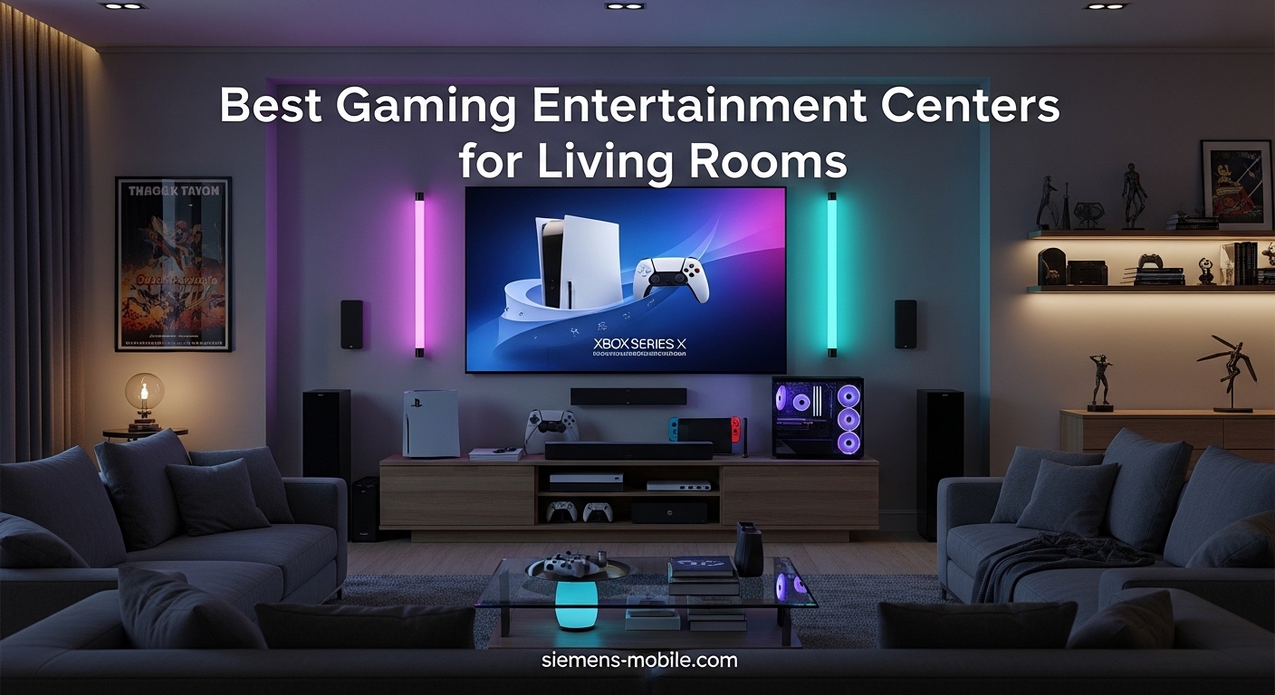 Best Gaming Entertainment Centers for Living Rooms