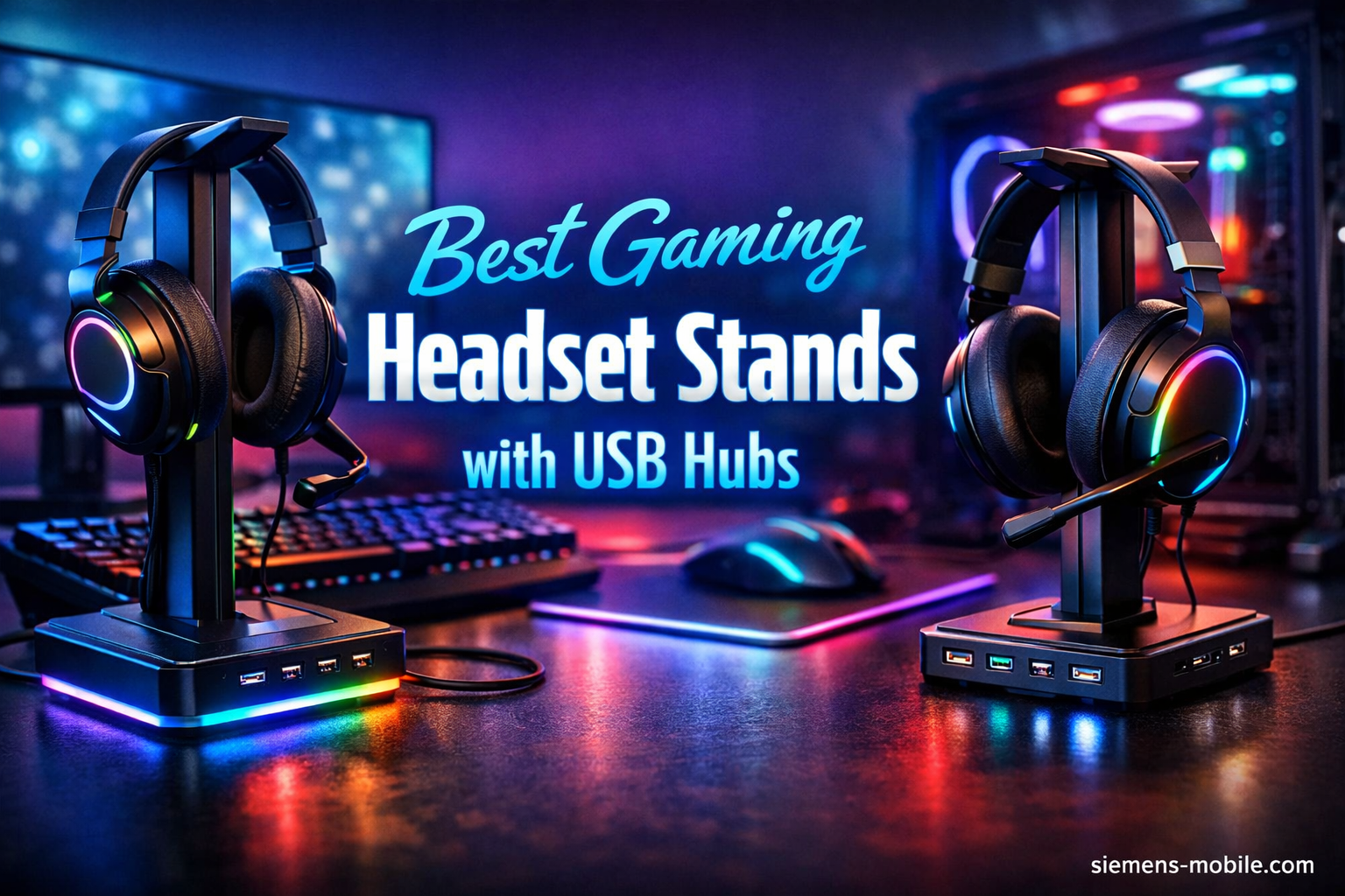 Best Gaming Headset Stands with USB Hubs