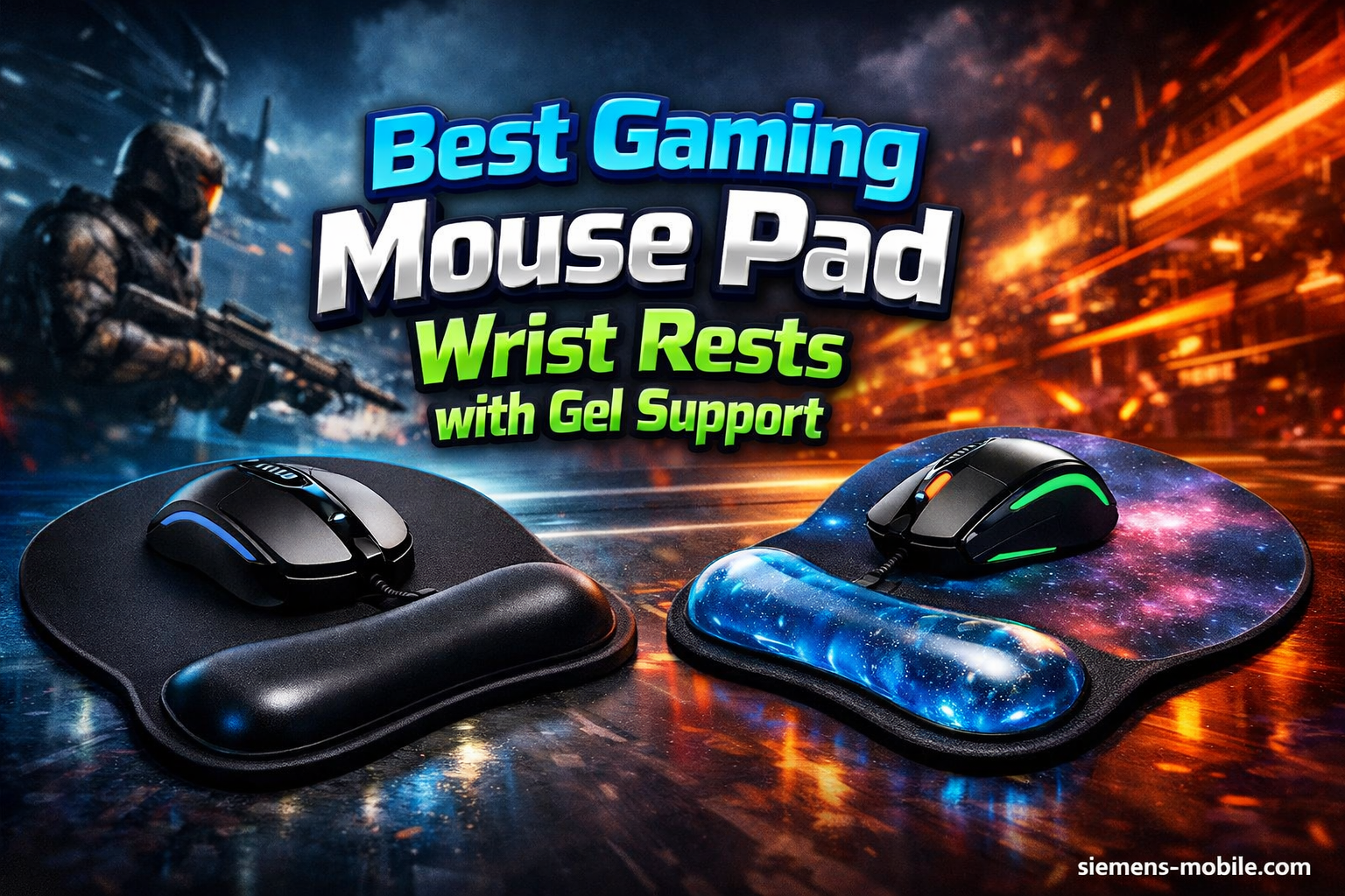 Best Gaming Mouse Pad Wrist Rests with Gel Support
