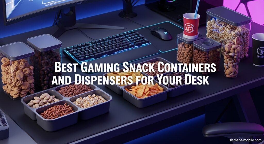 Best Gaming Snack Containers and Dispensers for Your Desk