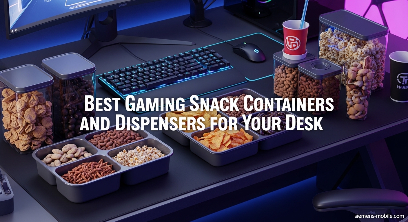 Best Gaming Snack Containers and Dispensers for Your Desk