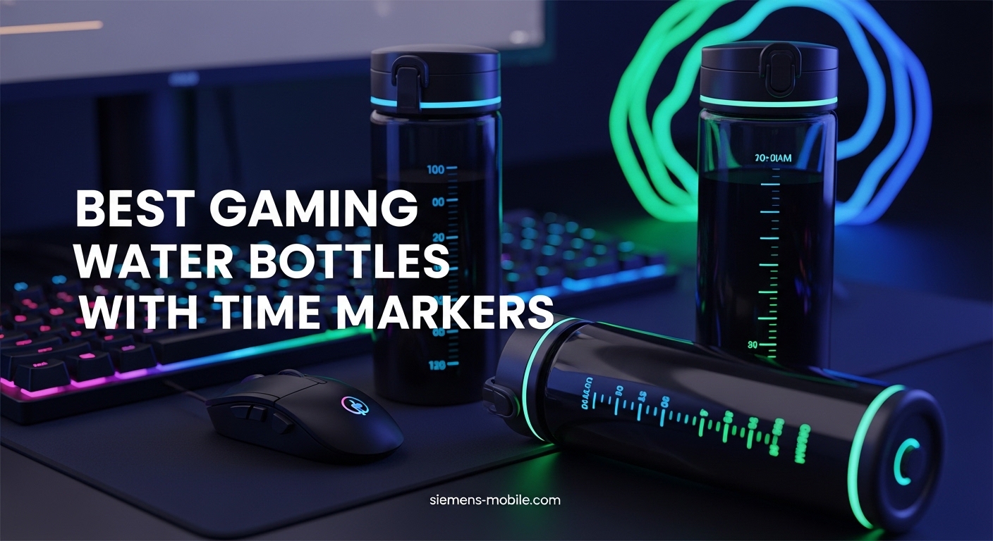 Best Gaming Water Bottles with Time Markers