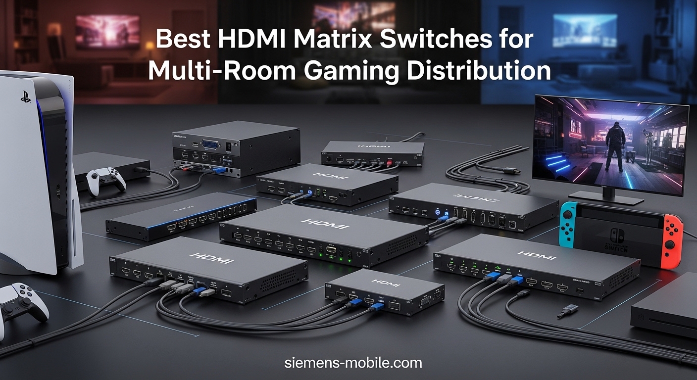 Best HDMI Matrix Switches for Multi-Room Gaming Distribution