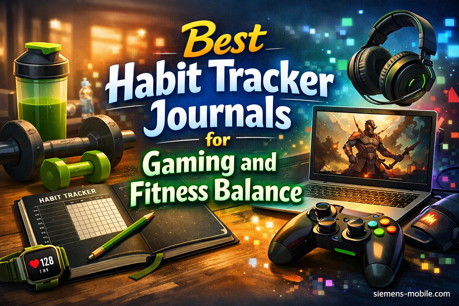 Best Habit Tracker Journals for Gaming and Fitness Balance