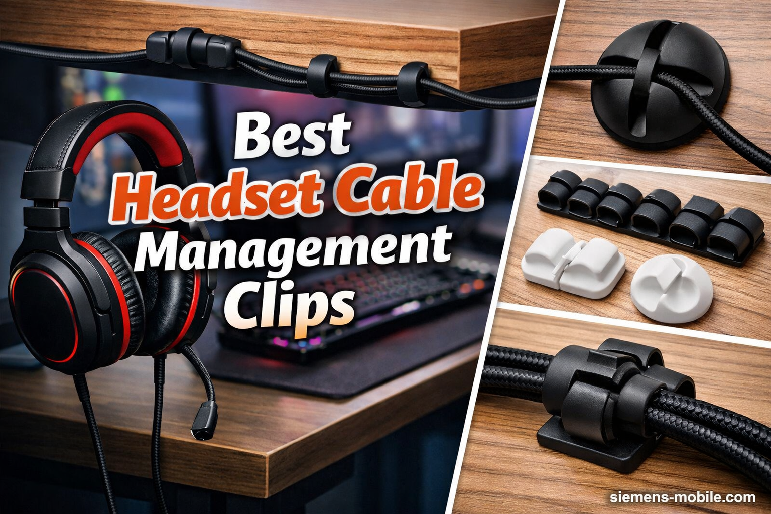 Best Headset Cable Management Clips