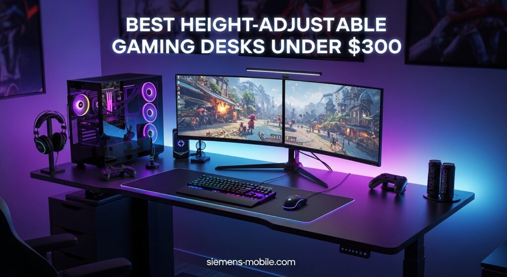 Best Height-Adjustable Gaming Desks Under $300