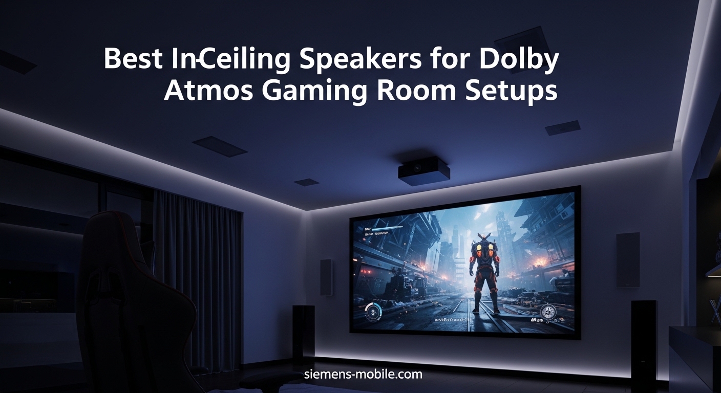 Best In-Ceiling Speakers for Dolby Atmos Gaming Room Setups