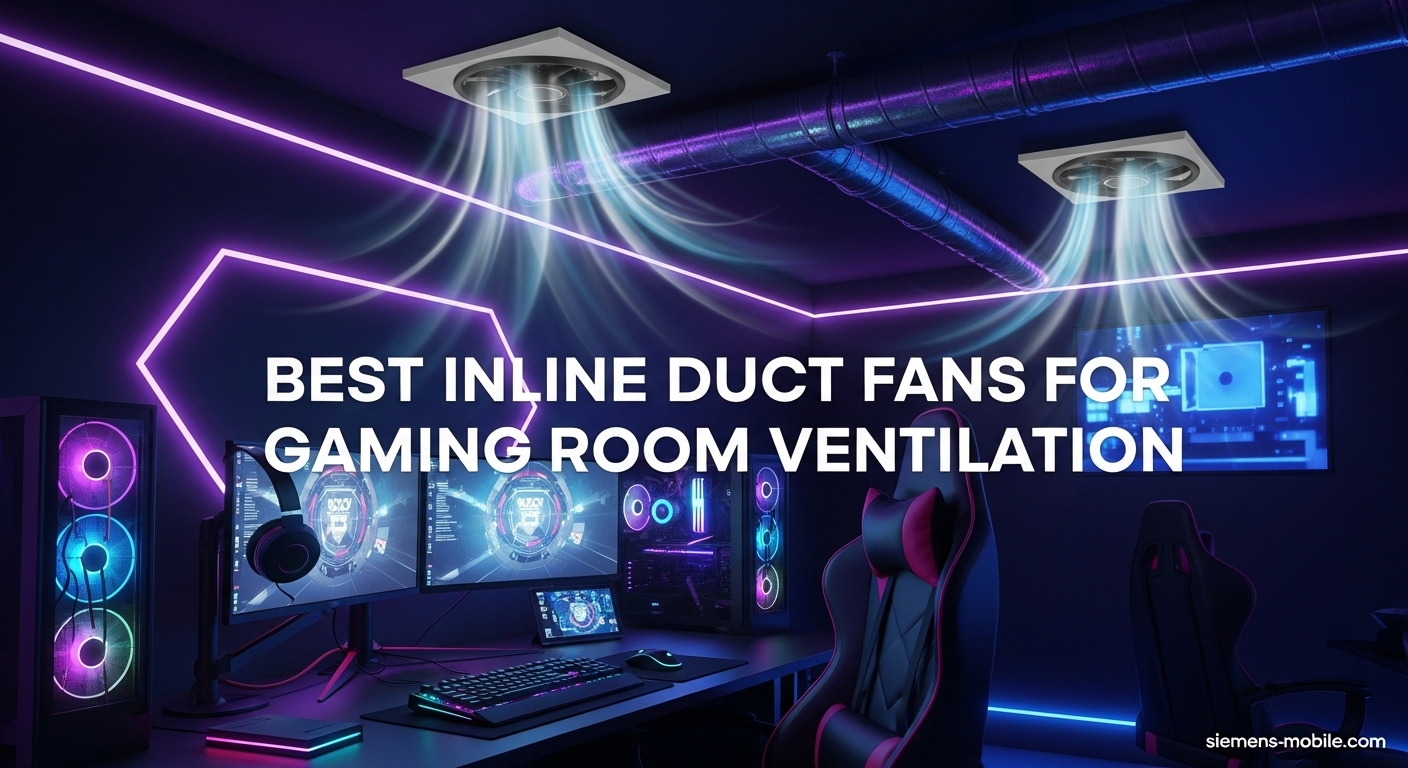 Best Inline Duct Fans for Gaming Room Ventilation