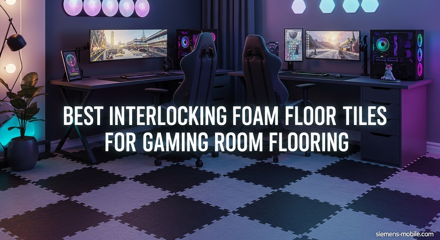 Best Interlocking Foam Floor Tiles for Gaming Room Flooring