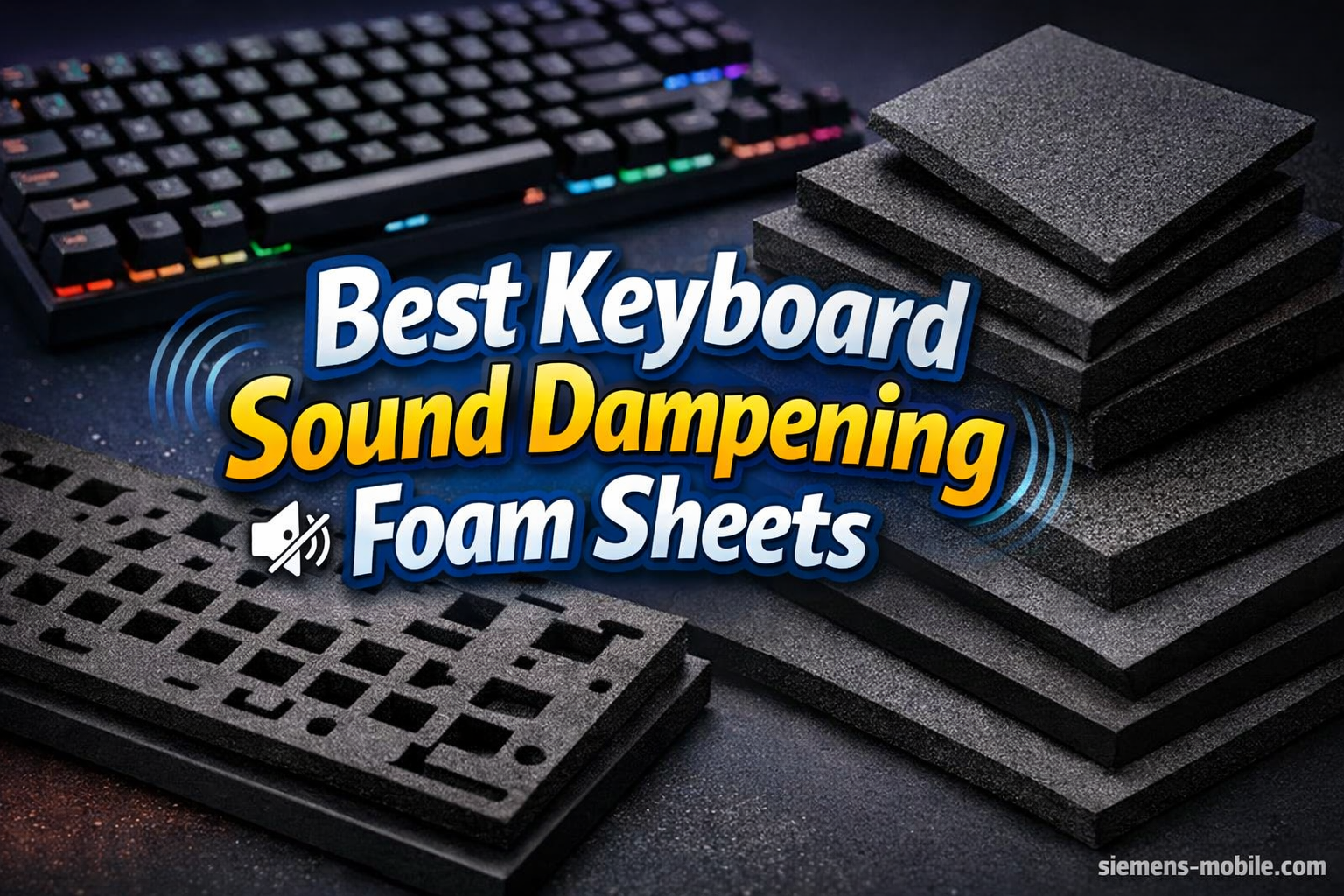 Best Keyboard Sound Dampening Foam Sheets