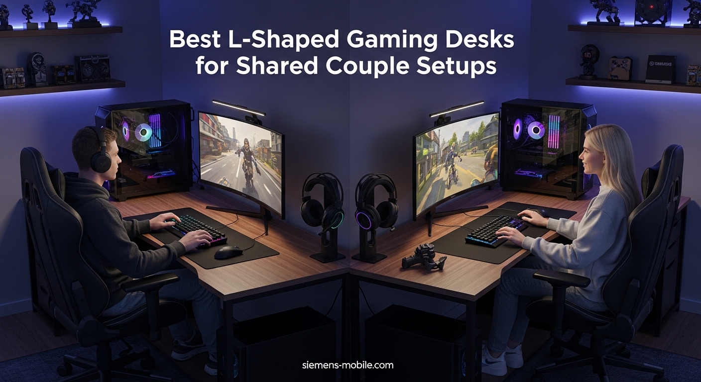 Best L-Shaped Gaming Desks for Shared Couple Setups