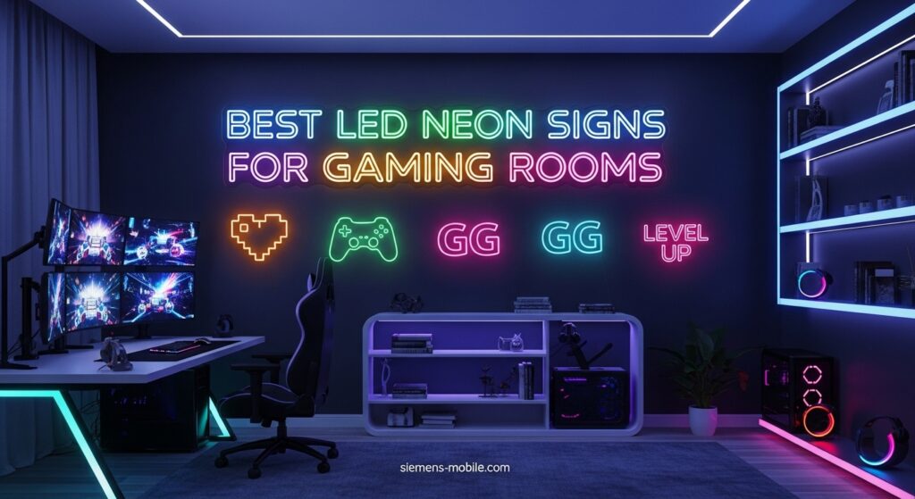 Best LED Neon Signs for Gaming Rooms
