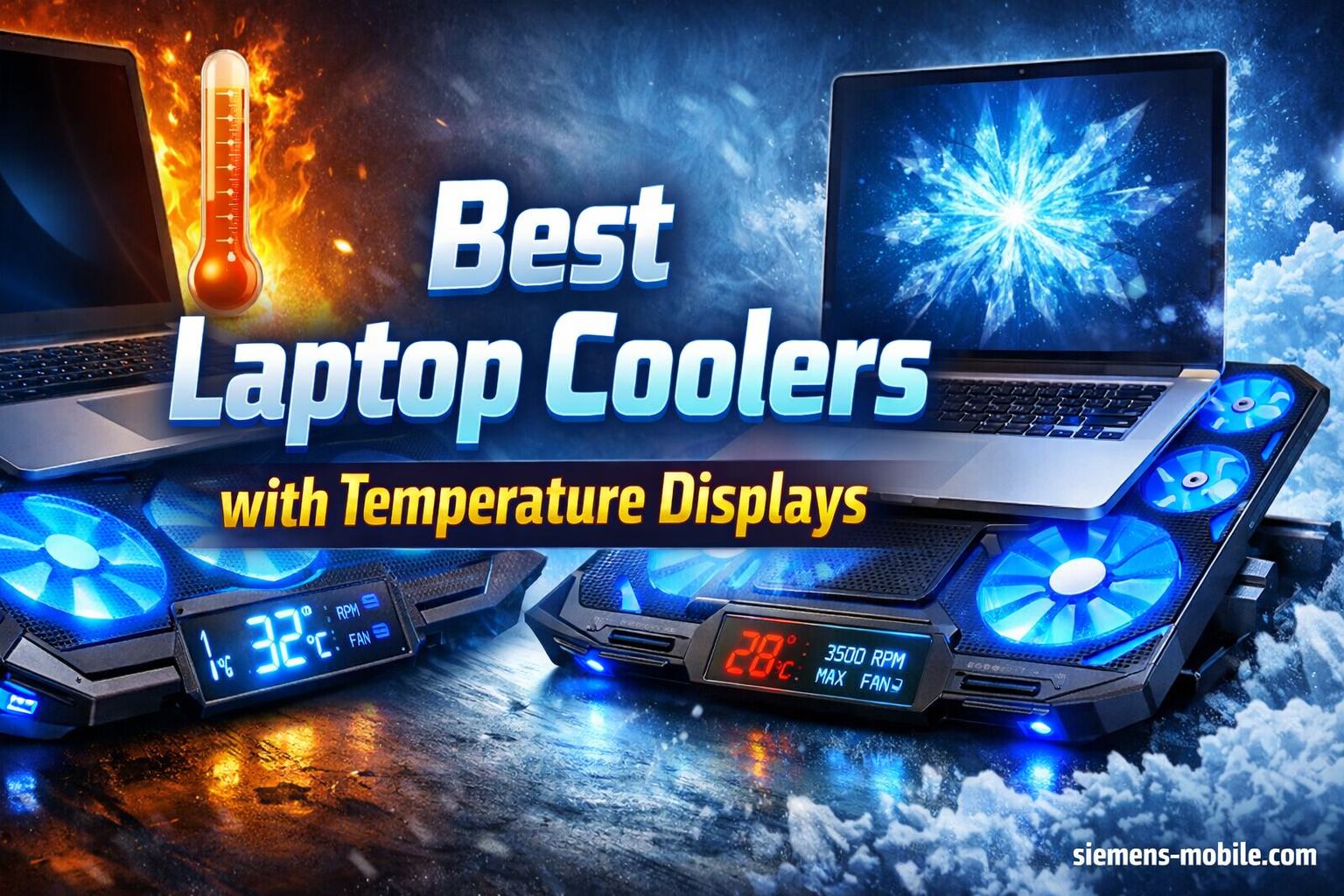 Best Laptop Coolers with Temperature Displays