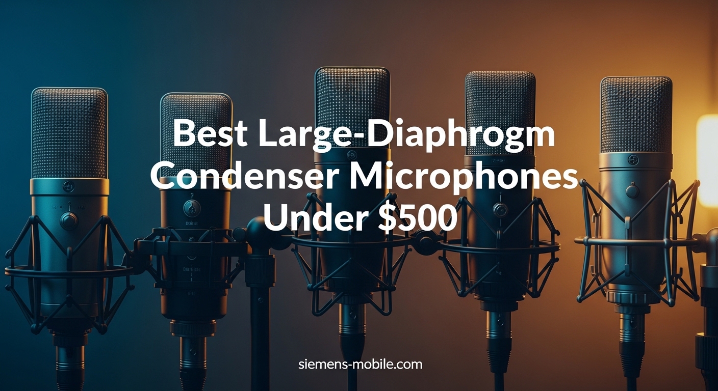 Best Large-Diaphragm Condenser Microphones Under $500