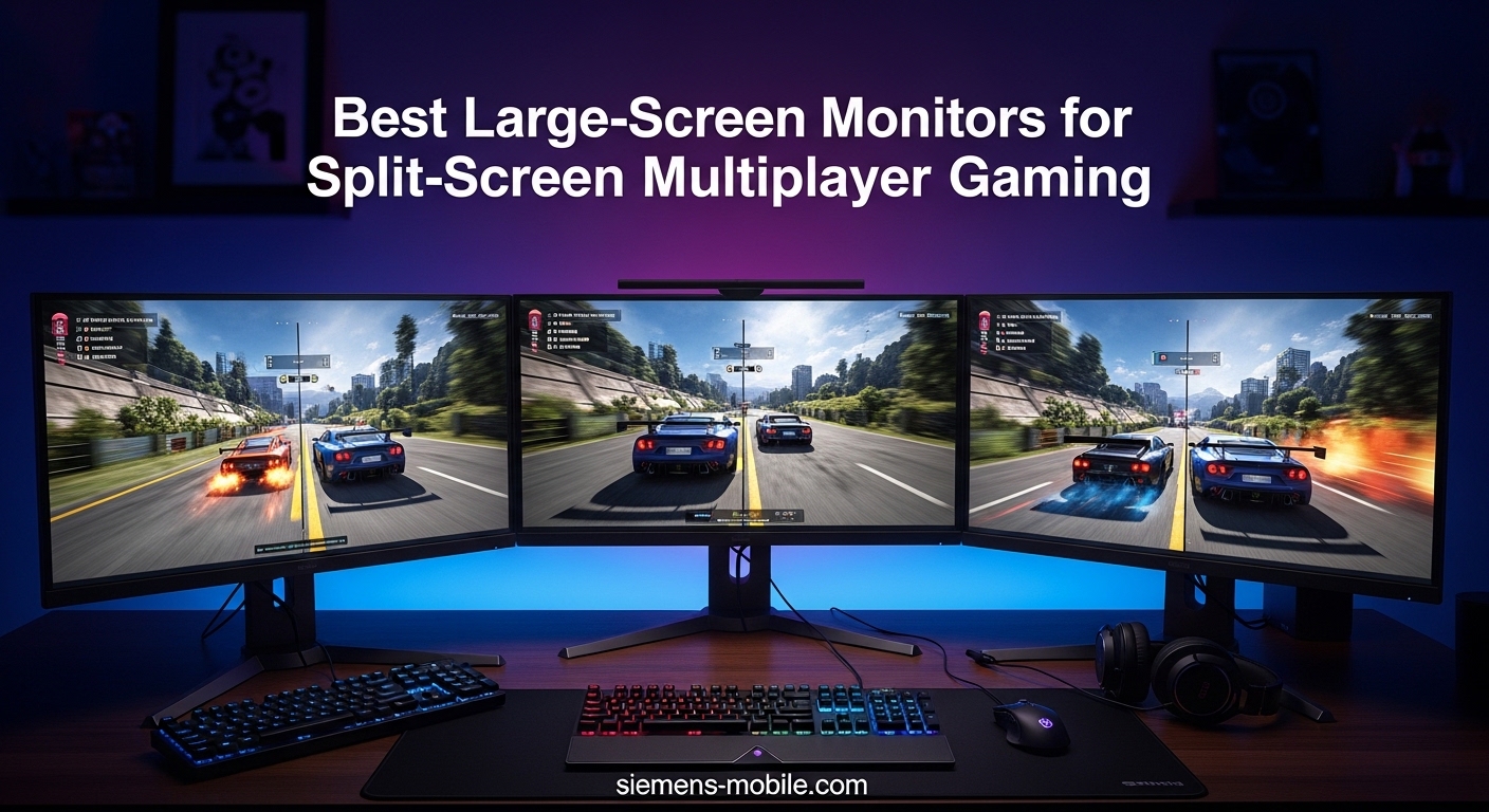 Best Large-Screen Monitors for Split-Screen Multiplayer Gaming