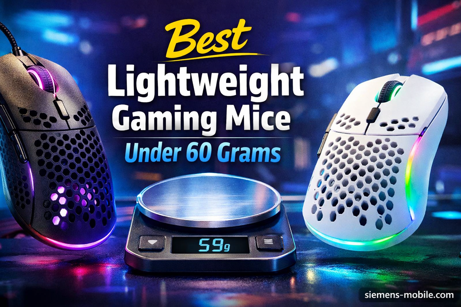 Best Lightweight Gaming Mice Under 60 Grams