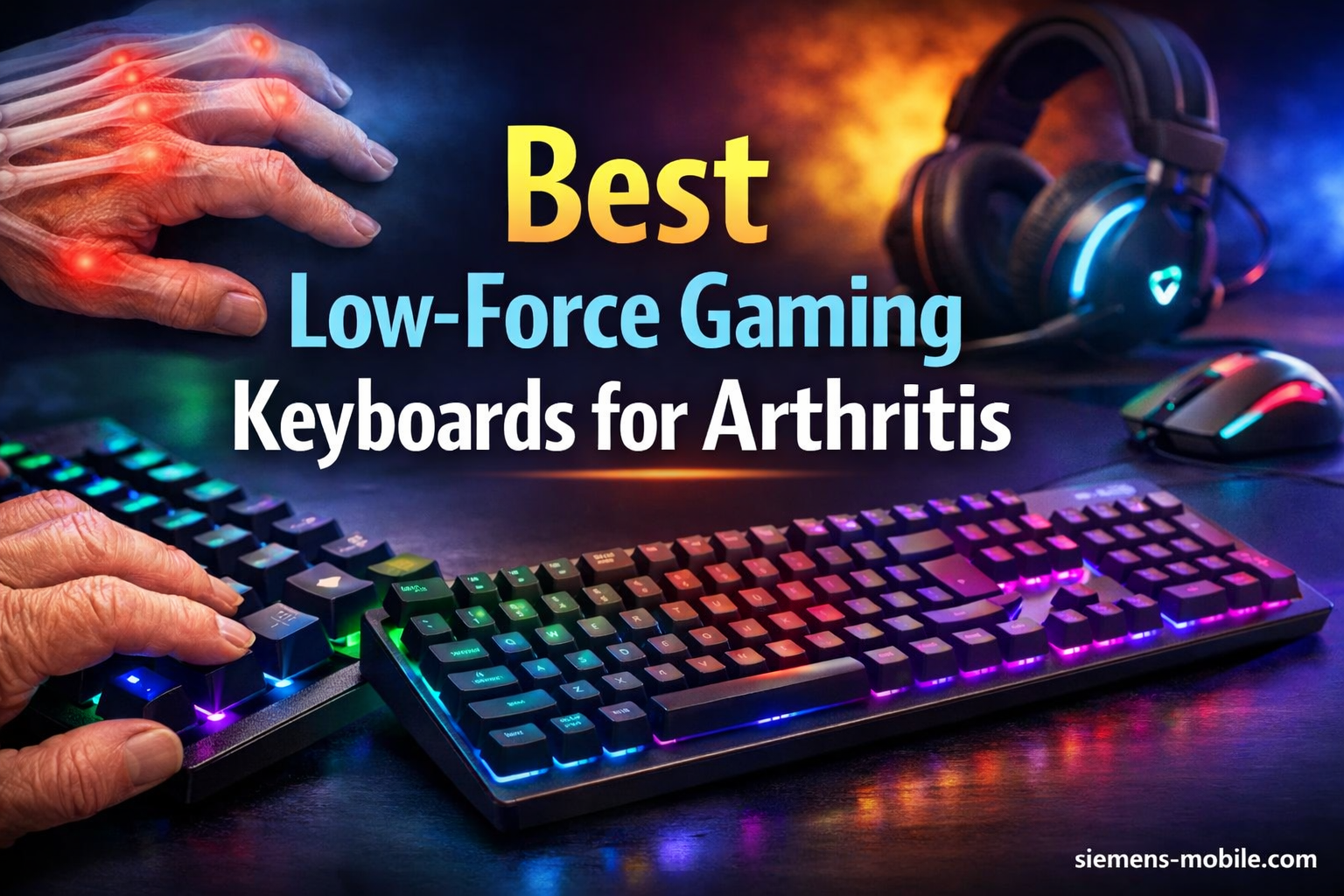 Best Low-Force Gaming Keyboards for Arthritis