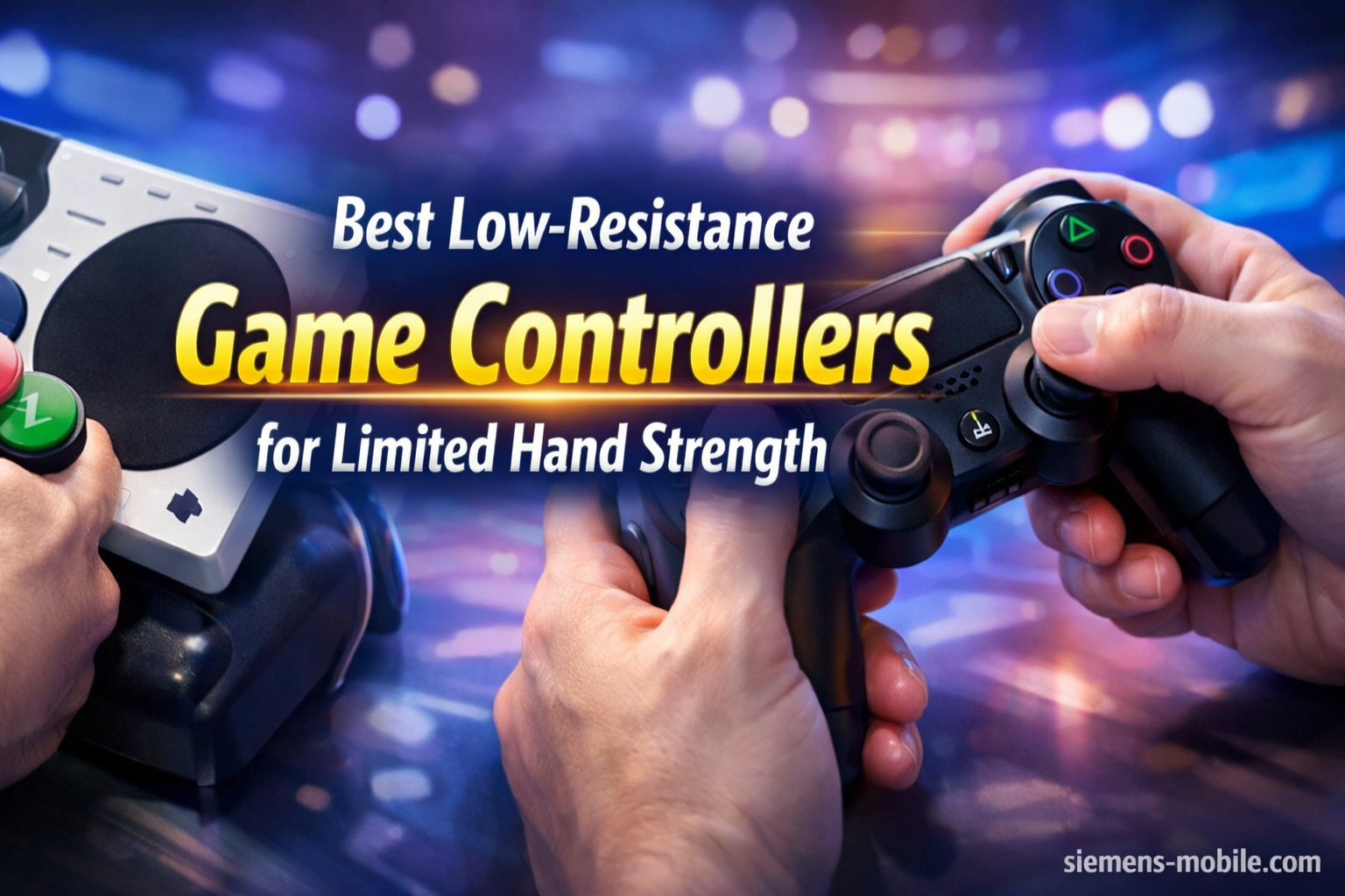 Best Low-Resistance Game Controllers for Limited Hand Strength