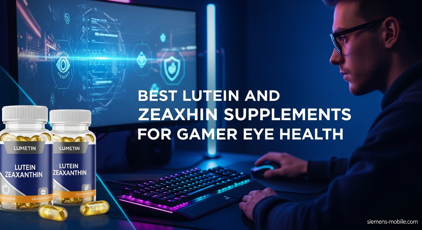 Best Lutein and Zeaxanthin Supplements for Gamer Eye Health