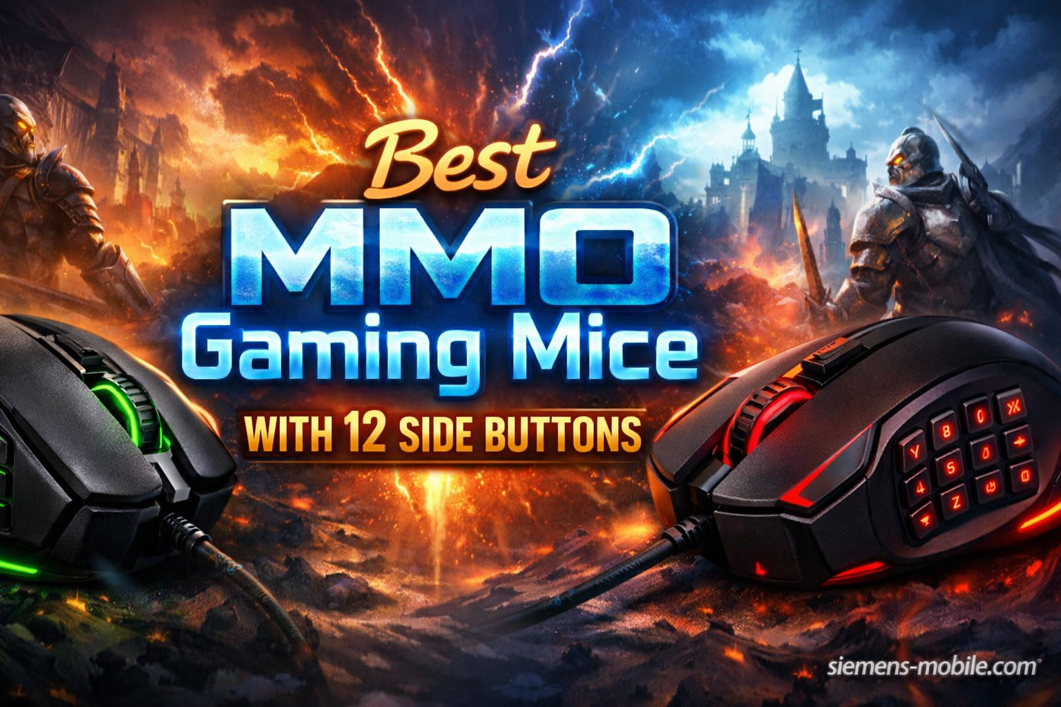 Best MMO Gaming Mice with 12 Side Buttons