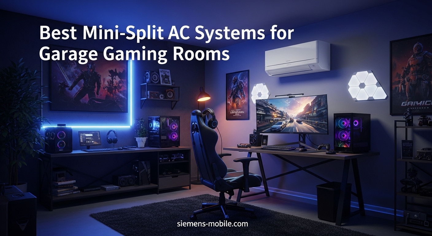Best Mini-Split AC Systems for Garage Gaming Rooms