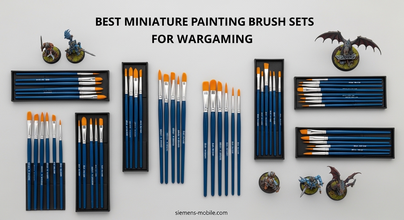 Best Miniature Painting Brush Sets for Wargaming