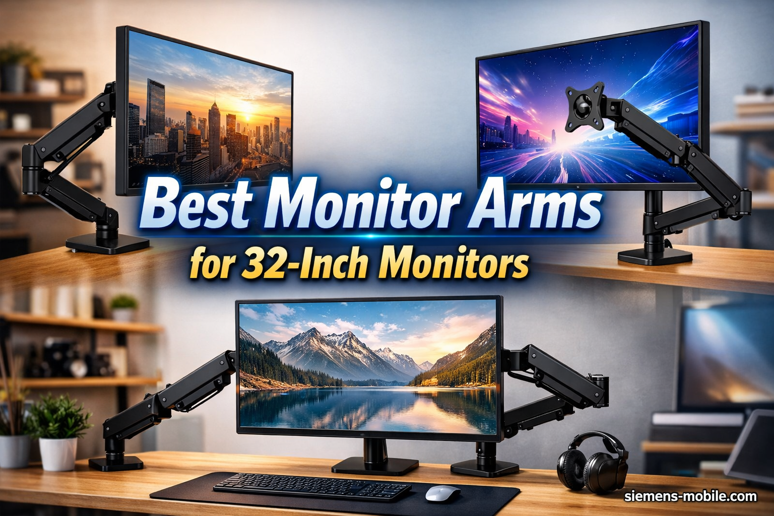 Best Monitor Arms for 32-Inch Monitors