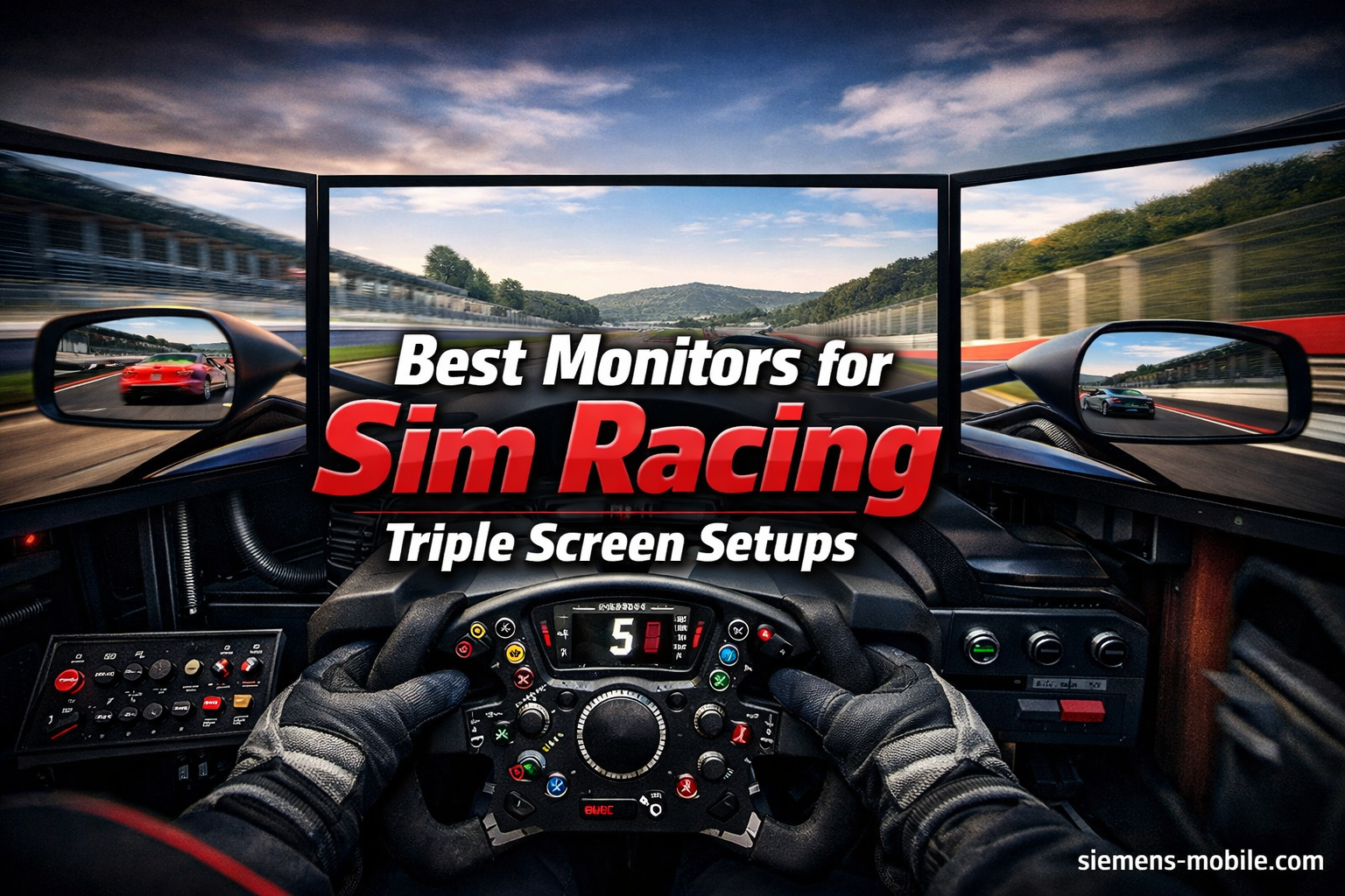 Best Monitors for Sim Racing Triple Screen Setups