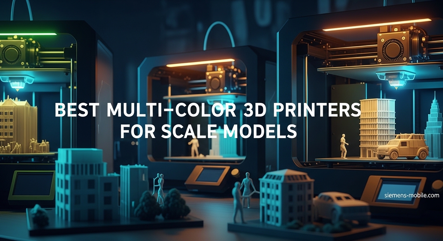 Best Multi-Color 3D Printers for Scale Models