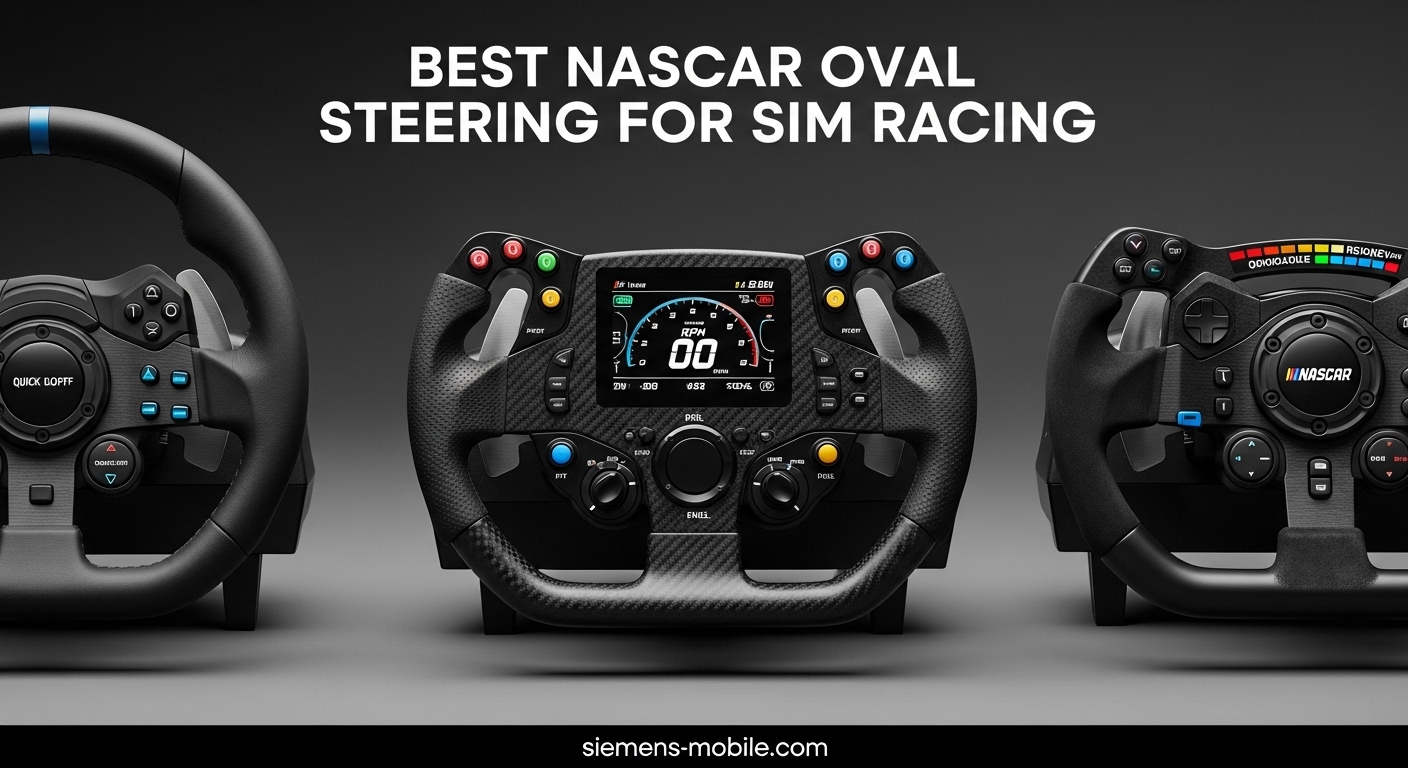 Best NASCAR Oval Steering Wheels for Sim Racing