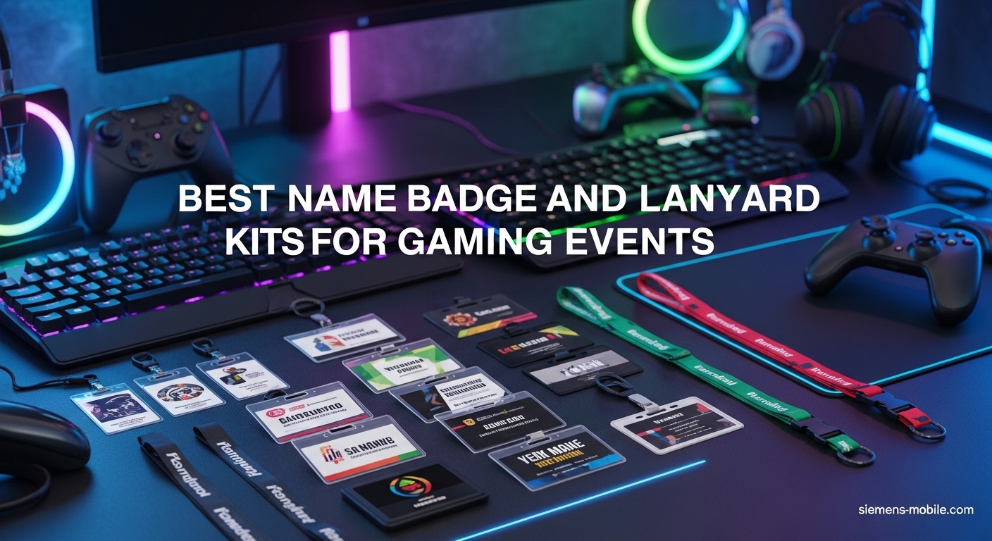 Best Name Badge and Lanyard Kits for Gaming Events