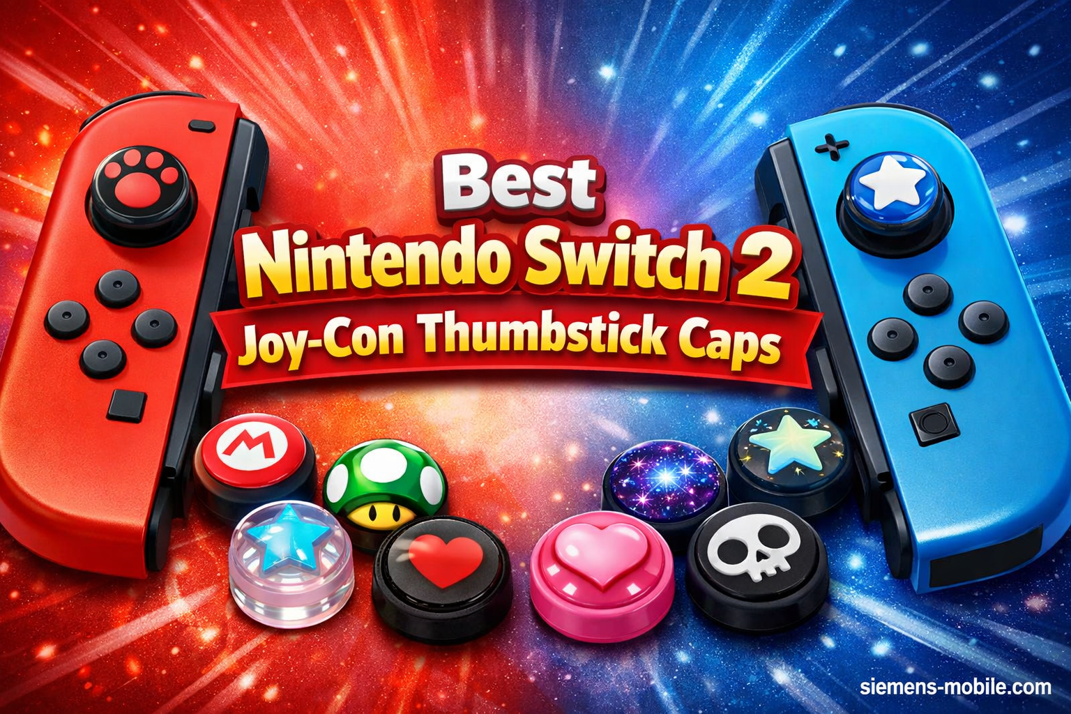 Best Nintendo Switch 2 Joy-Con Thumbstick Caps