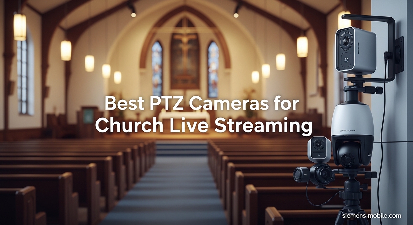 Best PTZ Cameras for Church Live Streaming
