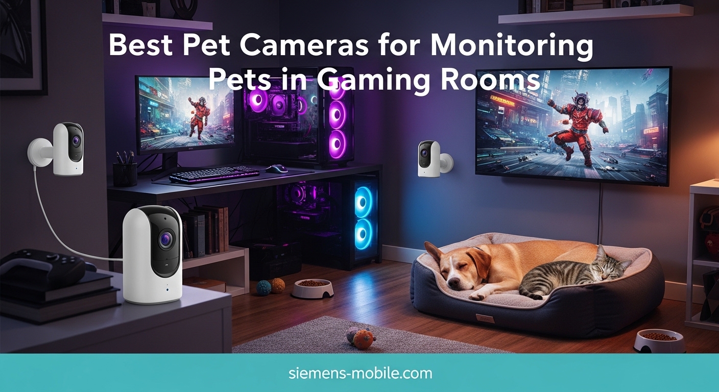 Best Pet Cameras for Monitoring Pets in Gaming Rooms