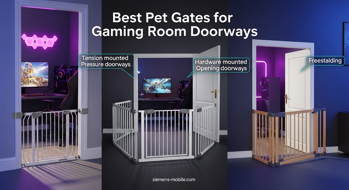 Best Pet Gates for Gaming Room Doorways