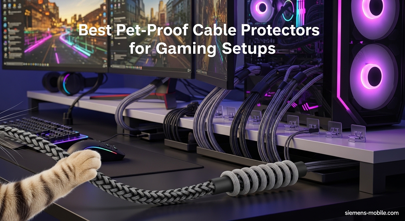 Best Pet-Proof Cable Protectors for Gaming Setups