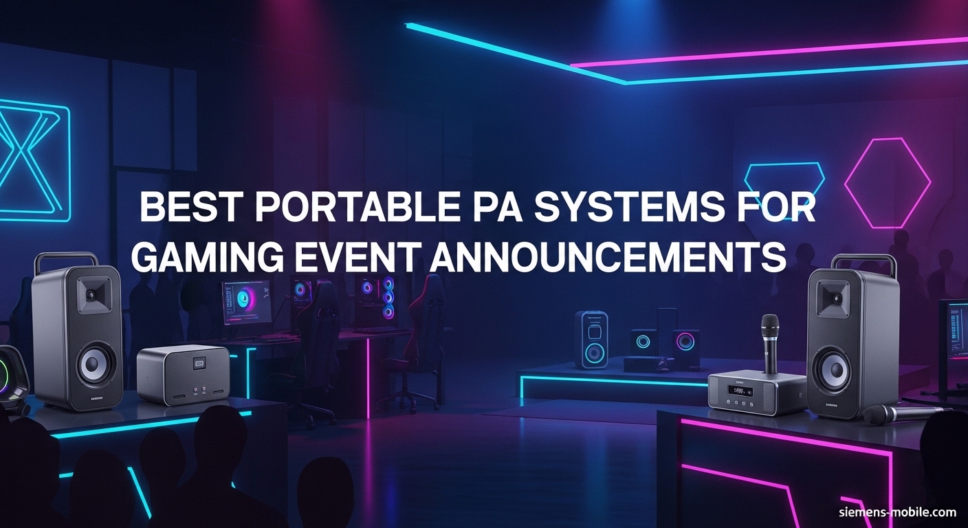 Best Portable PA Systems for Gaming Event Announcements