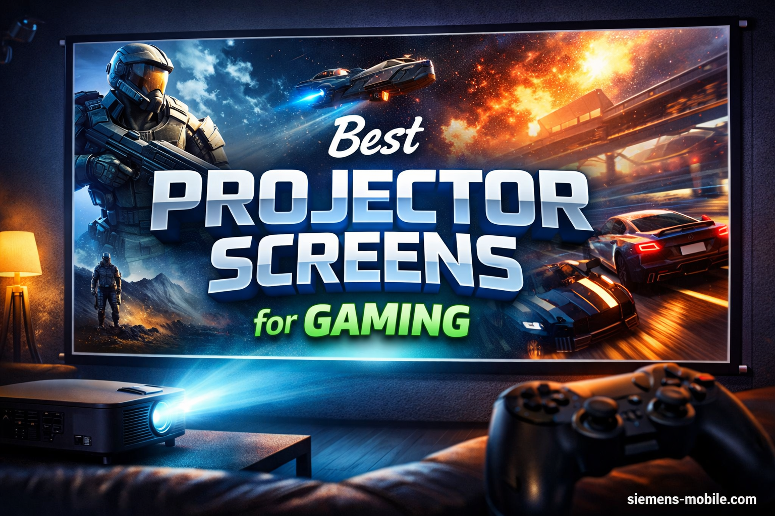 Best Projector Screens for Gaming