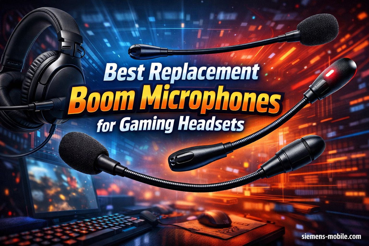 Best Replacement Boom Microphones for Gaming Headsets