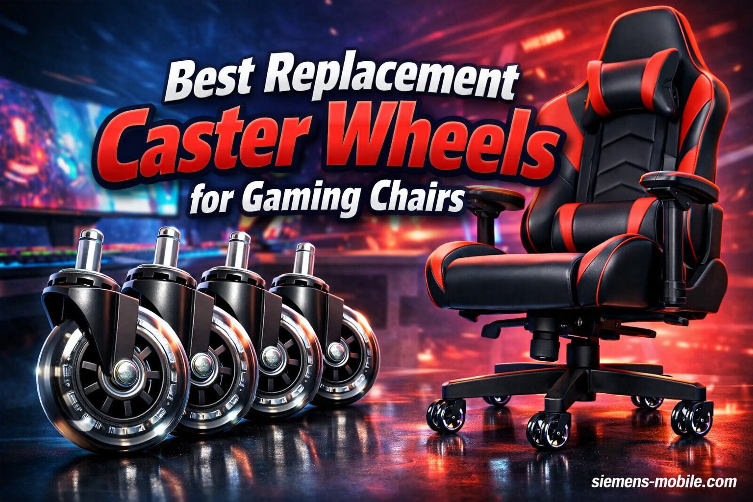 Best Replacement Caster Wheels for Gaming Chairs