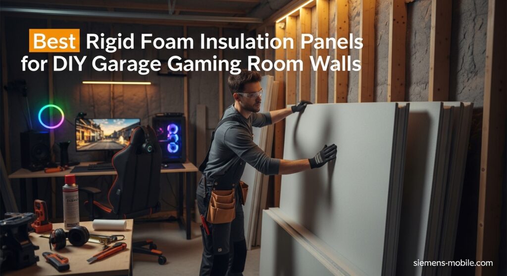 Best Rigid Foam Insulation Panels for DIY Garage Gaming Room Walls